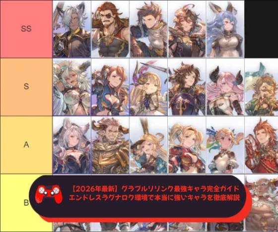 【2026年最新】グラブルリリンク最強キャラ完全ガイド｜エンドレスラグナロク環境で本当に強いキャラを徹底解説